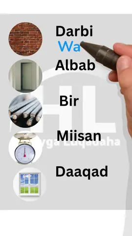 Learn English and Somali #englishiyosomali #somalitoenglish #hoygaluqadaha 