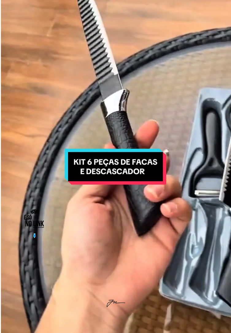 Kit 6 peças aço carbono profissional, com o melhor preço do tiktokshop, aproveita! #kit6pecasparacozinha #kitfacasparachurrasco #churrasco #cozinha #utensiliosdecozinha #carne #picanha 
