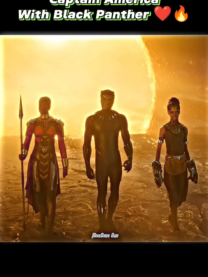 Black Panther And Captain America #mcu #marvelstudios #marvelcomics #blackpanther #captainamerica #fyp #foryou 