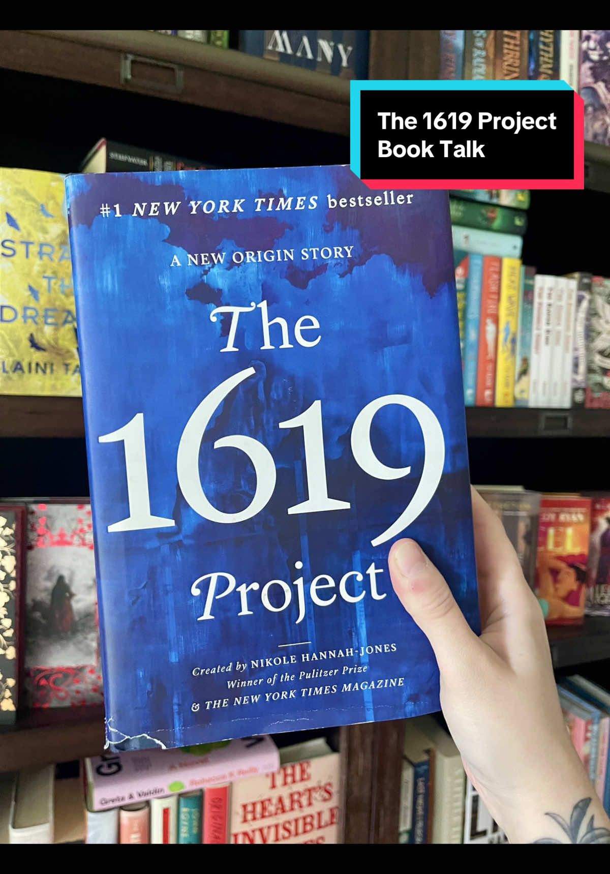 Hi guys, this was a really hard book talk to make mainly because the subject is uncomfortable (for me) but that’s the point, and if I said anything wrong I apologize in advance, but reading this has been an eye opening experience, I am still learning and I hope you can see that from the review Everyone read this book  BECAUSE people don’t want you to BECAUSE it may be uncomfortable BECAUSE it’s “controversial” #the1619project #nonfiction #nonfictionbooks #booktalk 