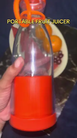 Portable fruit juicer. Very handy and easy to use. With usb cord. This is so affordable. You can bring it to work or anywhere. #portablejuicer #miniblender #fruitjuicer #newaffiliate #newaffiliatetiktok #healthyliving 