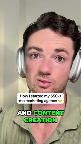 How I started my $50k/mo marketing agency 🤝 #moneymindset 