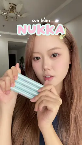 Try on son mới với tuiii #nukka #lipstick #fyp 