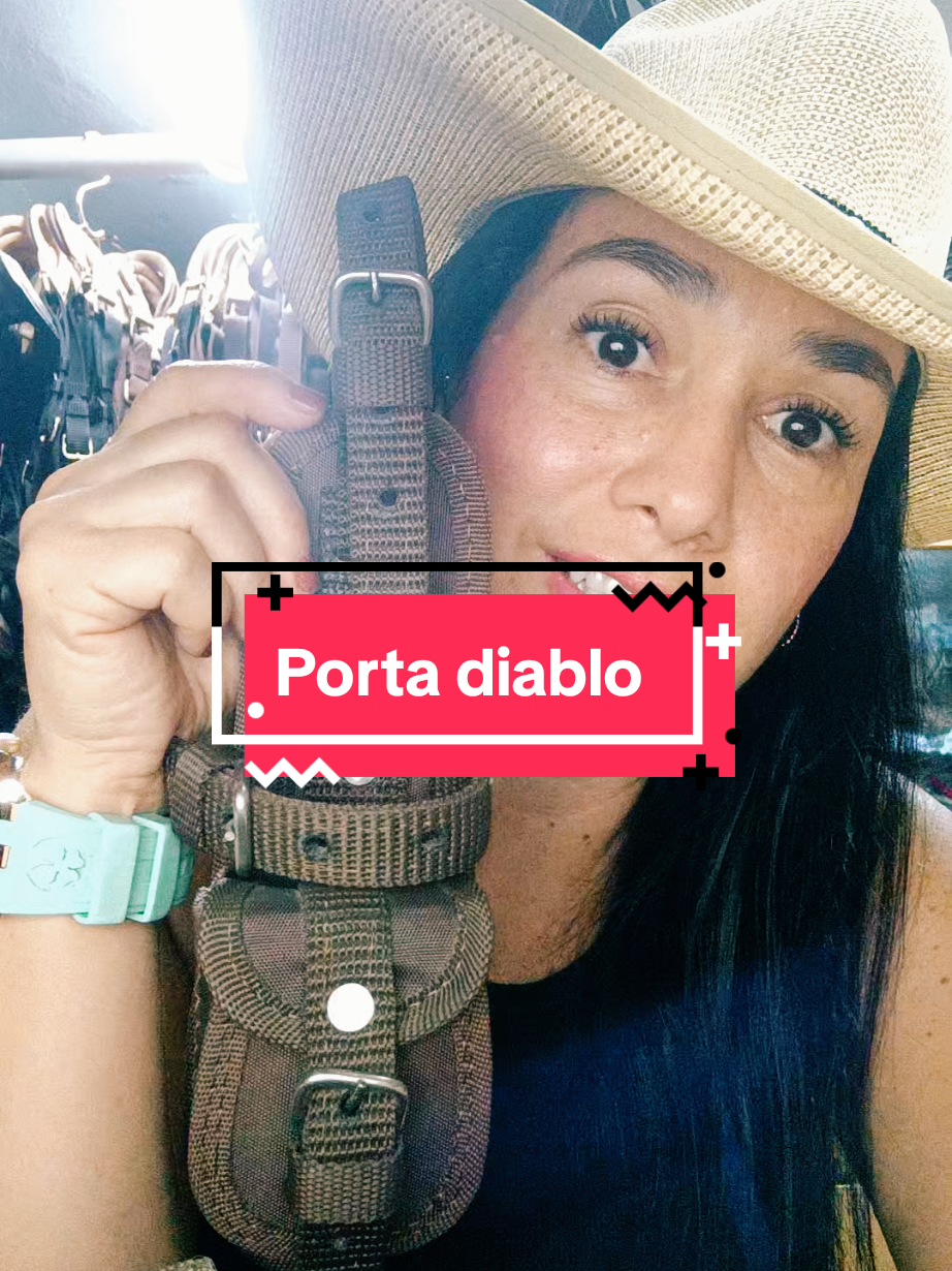 Estuche porta diablo en lona. #rockycueros #portadiablo  #LIVEIncentiveProgram #LIVEStory #PaidPartnership 