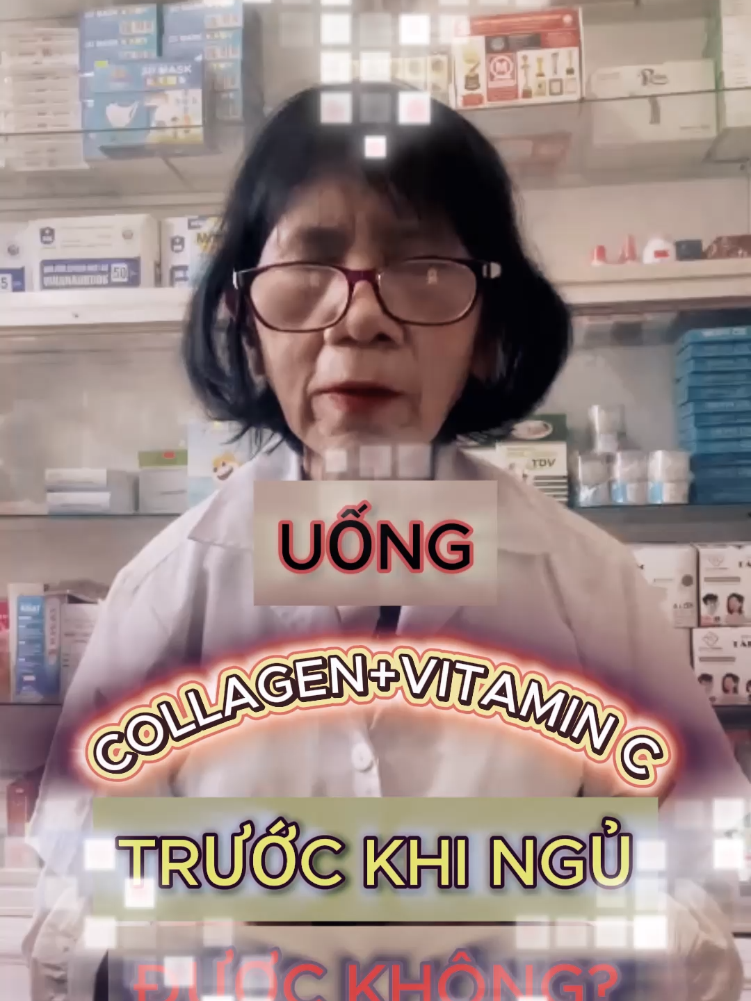UỐNG COLLAGEN+VITAMIN C TRƯỚC KHI NGỦ ĐƯỢC KHÔNG #thsduochanhnoitiet #ntthienan #collagen #vitaminc #hoccungtiktok #learnontiktok