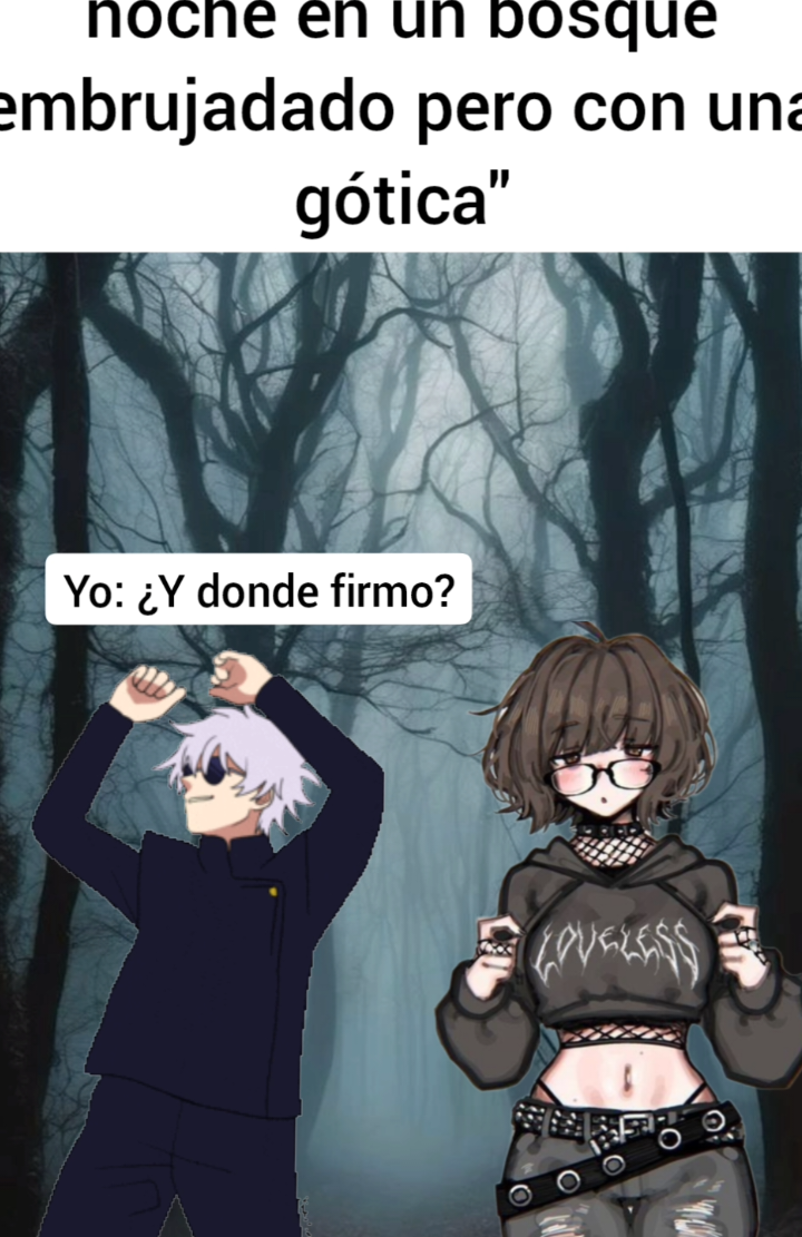 #berrio_fray #bosqueembrujado #jujutsukaisen0 #gotica #meme 