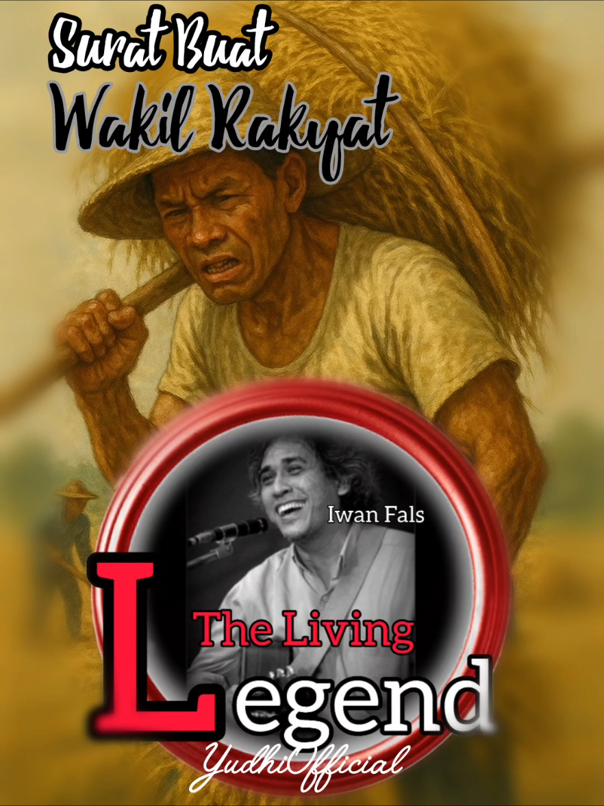 Iwan Fals dikenal dengan lagunya yang sarat akan kritik sosial terhadap ketidakadilan di masyarakat. Salah satu karyanya yang populer adalah Surat Buat Wakil Rakyat. Pria kelahiran 3 September 1961 ini merilis lagu Surat Buat Wakil Rakyat pada tahun 1987. Meskipun terbilang cukup lama, lagu Surat Buat Wakil Rakyat masih banyak didengarkan hingga saat ini.(detik.com)#iwanfals #maestromusik #promoseruweekend #promomakanmerdeka #harikemerdekaan #adventuretravel #visitjogja#destinasiwisata #oi #fypシ゚viral #fyp  