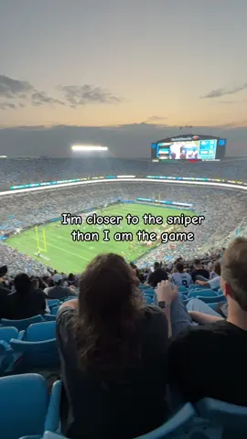I had a better view of the sniper than the players themselves!