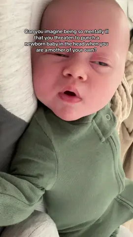 Couldn’t imagine threatening this to a less than one month postpartum mom! Yikes!  Something this innocent is what you were threatening to harm. Again, get HELP. 
