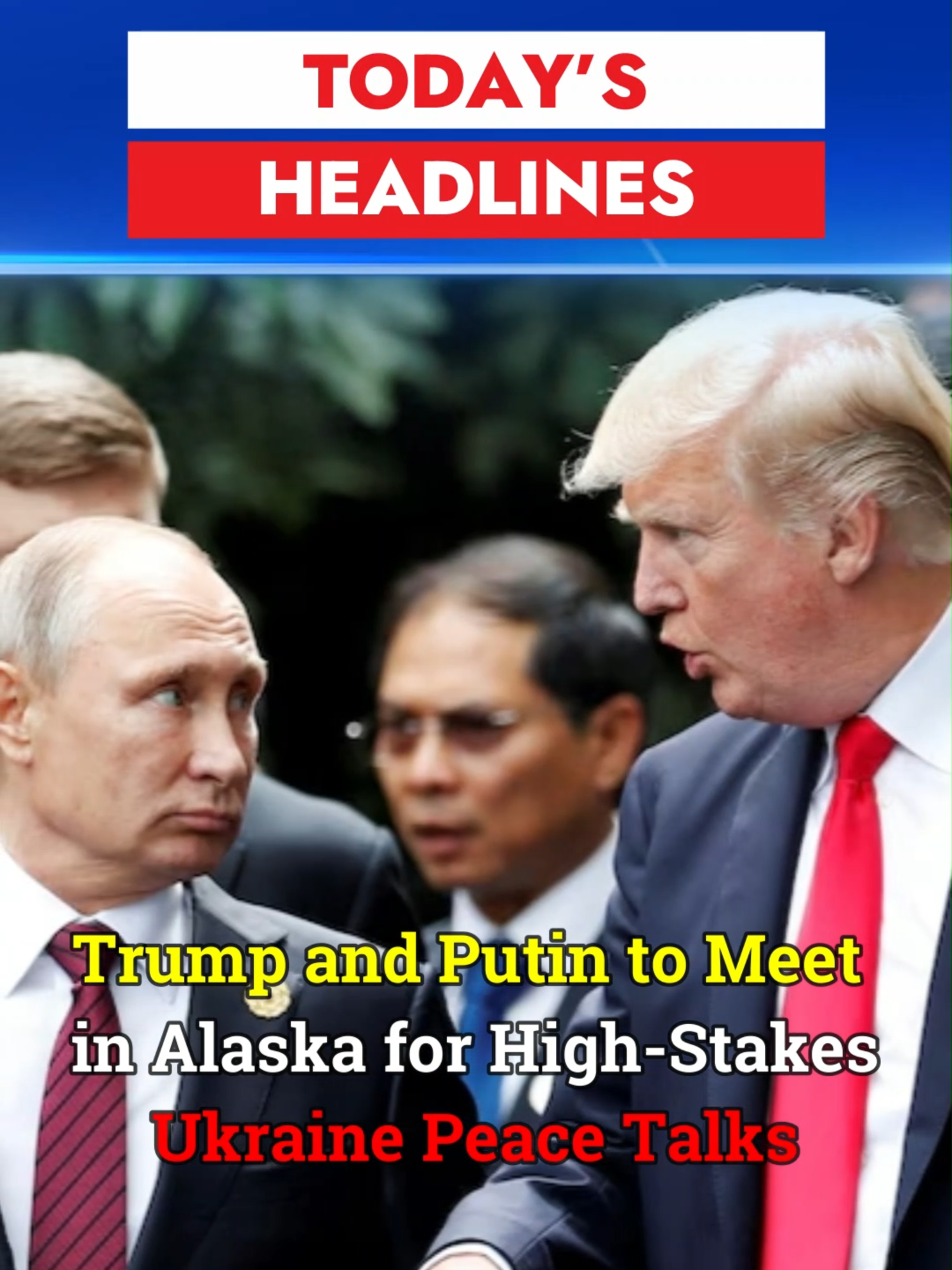 Trump and Putin to Meet in Alaska for High-Stakes Ukraine Peace Talks #usa #usa #us #america #usanews #usarmy #american #unitedstates #usnews #usaarmy #breakingnews #unitedstatesofamerica #trump #usatiktok🇺🇸 #news