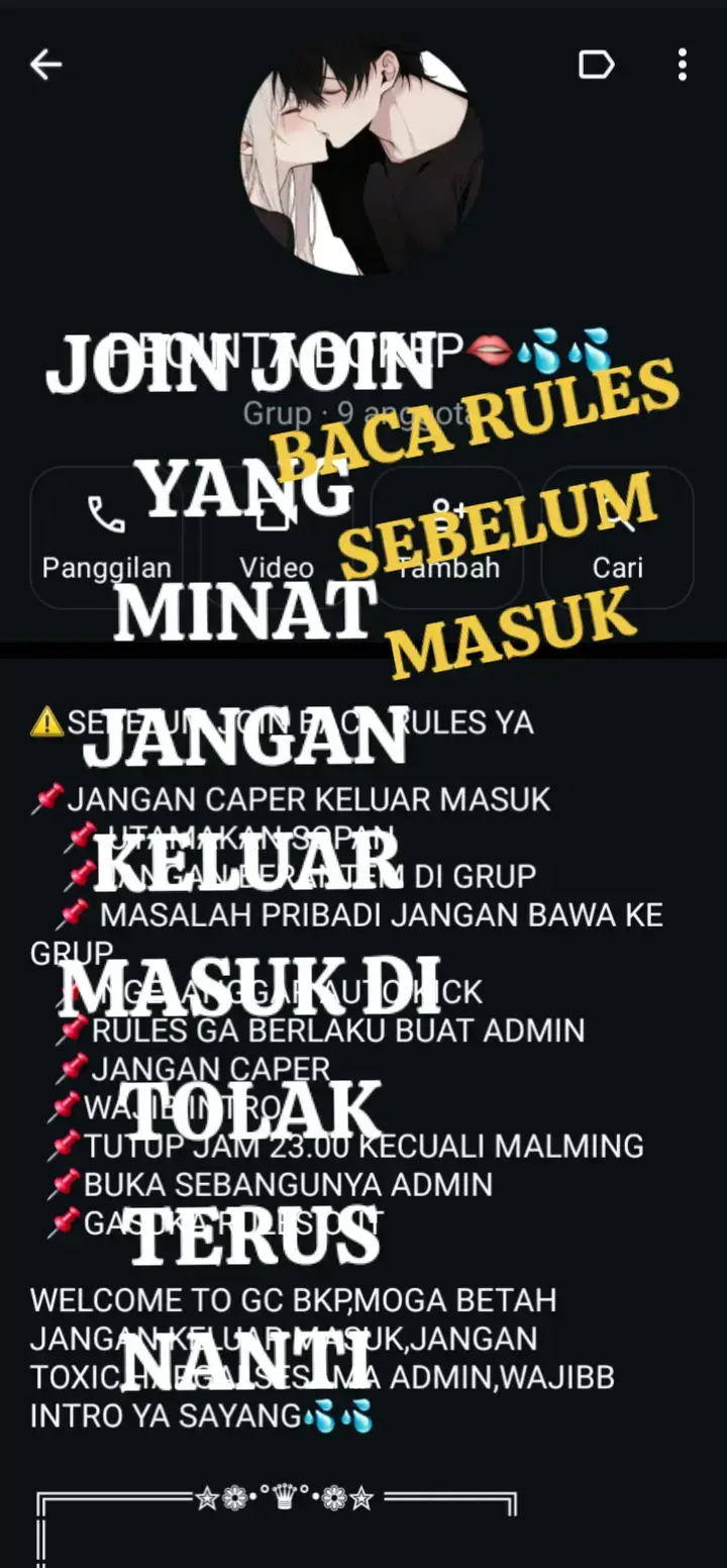 https://chat.whatsapp.com/J9QuRhWymJD0APy24dggY2?mode=ac_t link bole d sebarin 