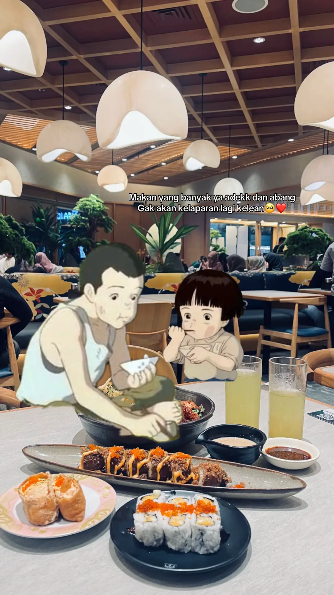 Jangan makan tanah lagi ya dek🥺😭💔 #graveofthefireflies #setsuko #seita 