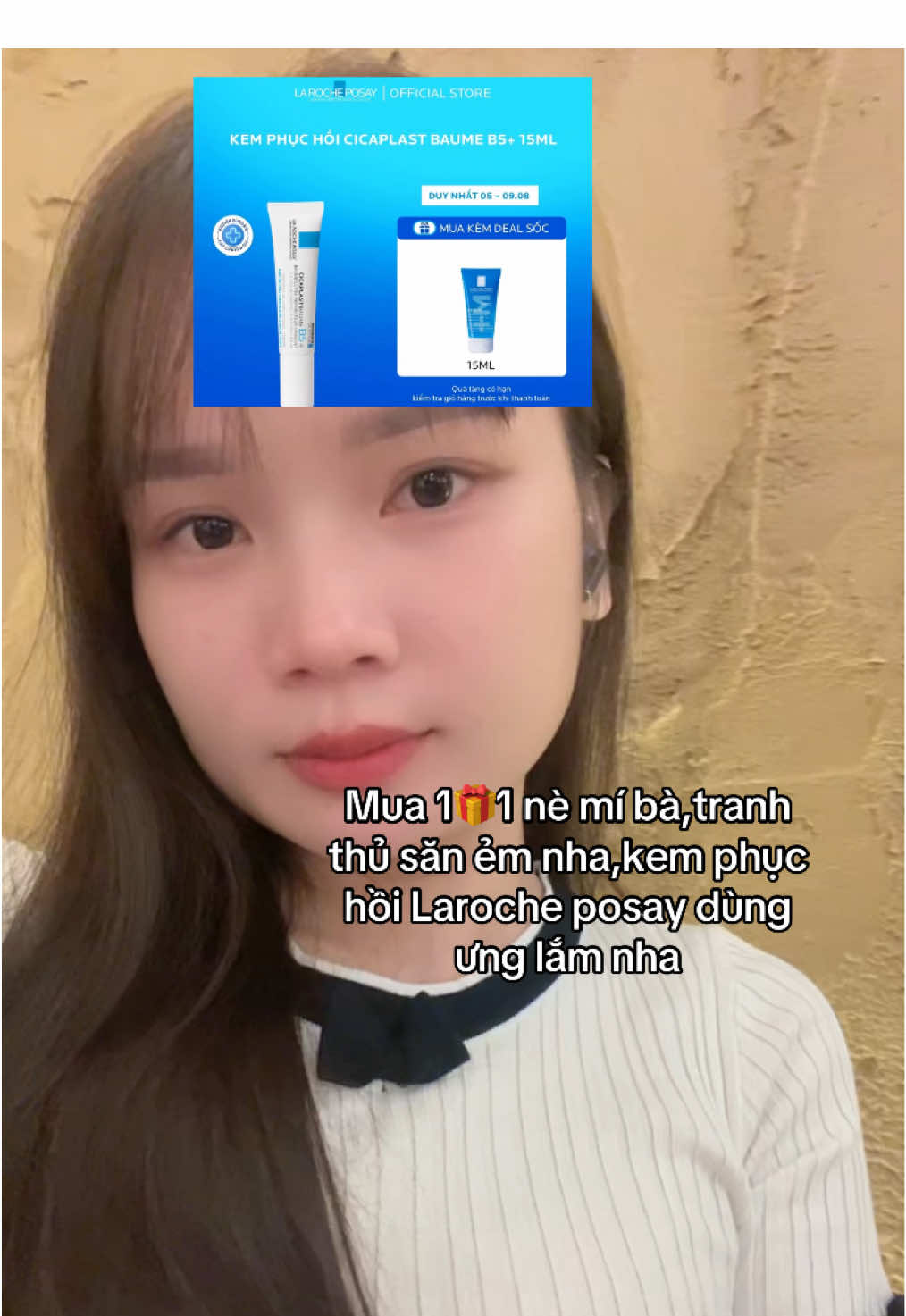 Nay ngày cuối deal mua 1🎁1 ùi,chốt ẻm ngay thui #larocheposay #larocheposayvn #chamsocda #effaclar #xuhuong #kemduonglarocheposay 