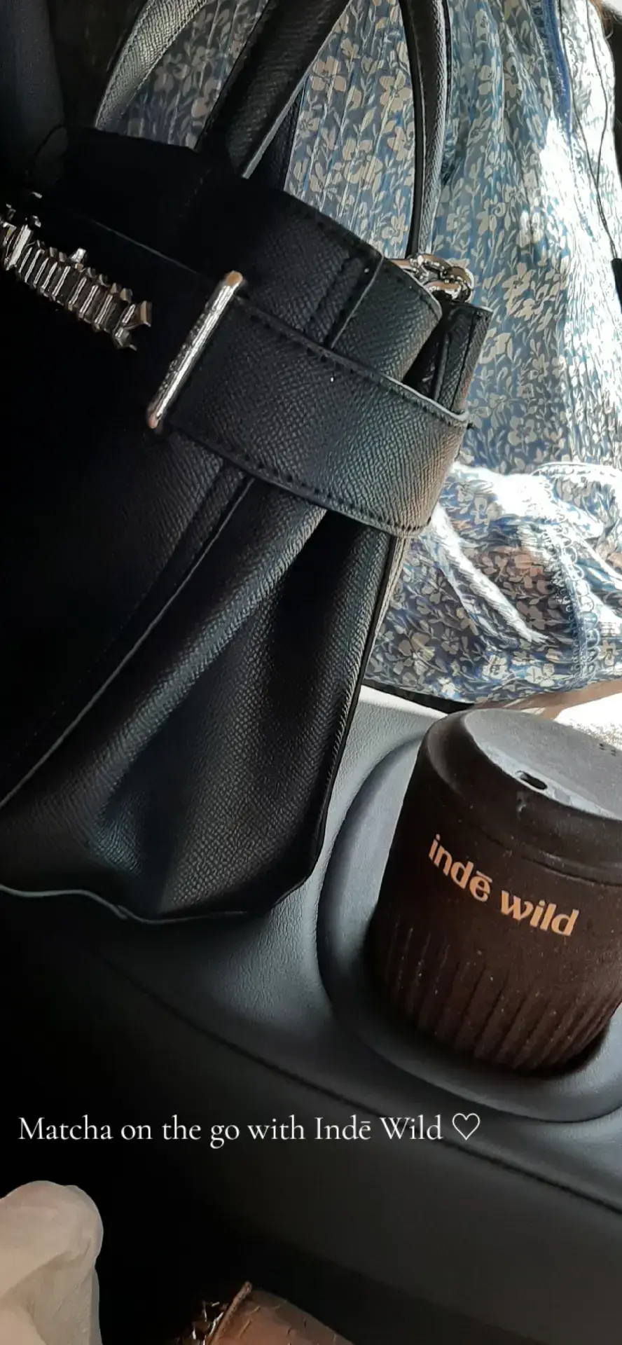 Obsessed with this cup from @indē wild UK. Taking matcha with me everywhere. #indewild #matcha #matchaobsessed #indēwild 