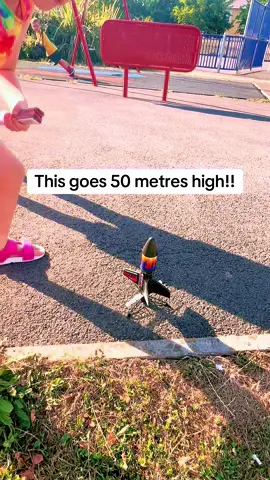 Best kids toy I’ve had! This rocket flies 50 metres high!! #rocket #kidstoy #kidstoys #kidstoys #besttoys #flying #flyingtoys #rocket #rockettoy #flyingtoy #rocketblaster #Outdoors #outdoortoys #kidstiktok #summertoy #electricrocket 