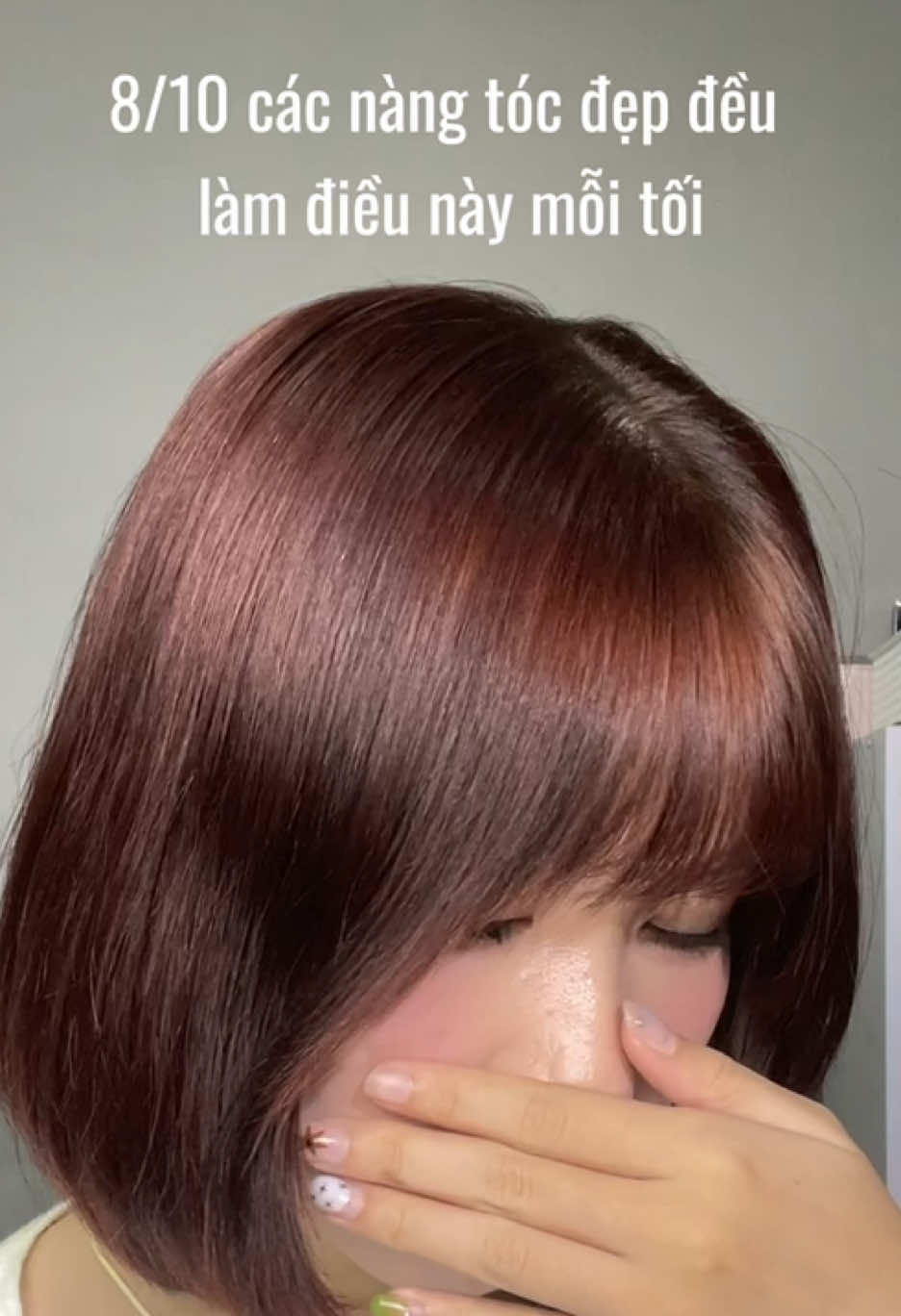 Tóc ngắn mà thích bon chen chăm tóc đồ đó:3 #serumLoreal #LorealElseve #serumduongtoc #glossyhair 