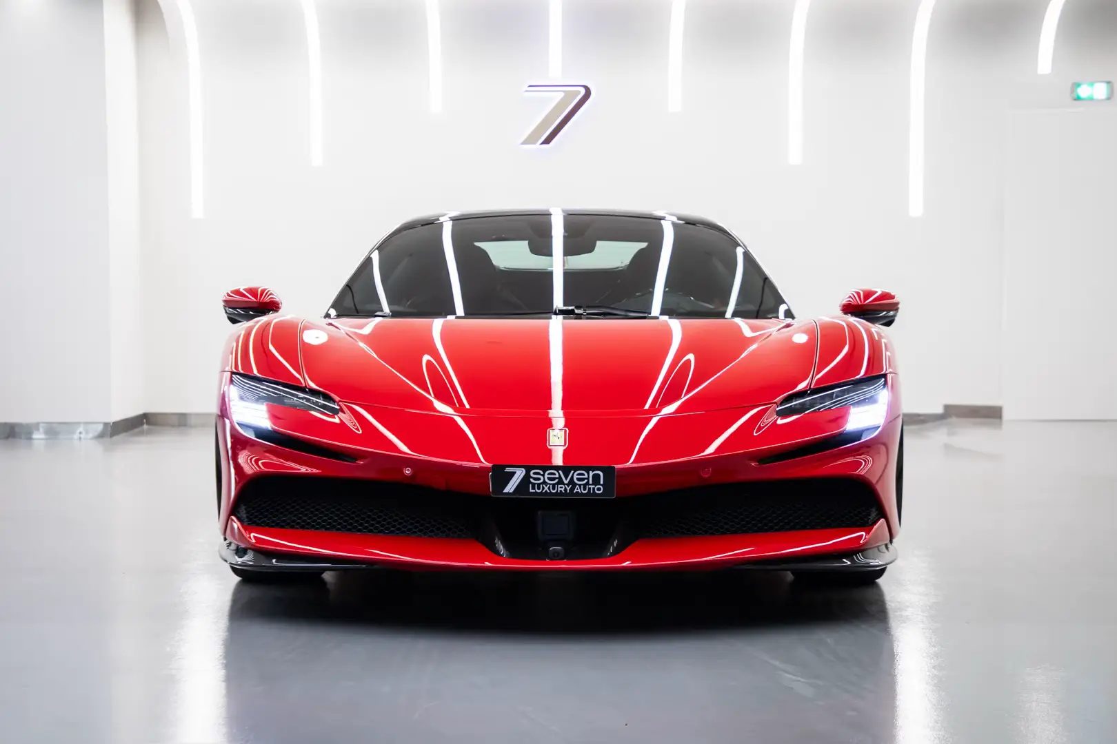 The SF90 Spider — Ferrari's plug-in hybrid hypercar delivering an earth-shattering 1,000 HP and jaw-dropping 0-100 km/h in 2.5 seconds Performance & Tech: • Twin-Turbo V8 + 3 Electric Motors = 1,000 HP • 0-100 km/h: 2.5 seconds flat • Top Speed: 340+ km/h • Retractable Hardtop opens/closes in 14 seconds (up to 45 km/h) • Multiple Driving Modes: Full electric to full beast mode • Assetto Fiorano Package: Race-ready suspension & Michelin Pilot Sport Cup 2 tires @ Luxury & Innovation: • Full Carbon Fiber interior & exterior • Apple CarPlay & Android Auto • Advanced safety: 6 airbags, ABS, front park assist • 7-year Ferrari genuine maintenance program