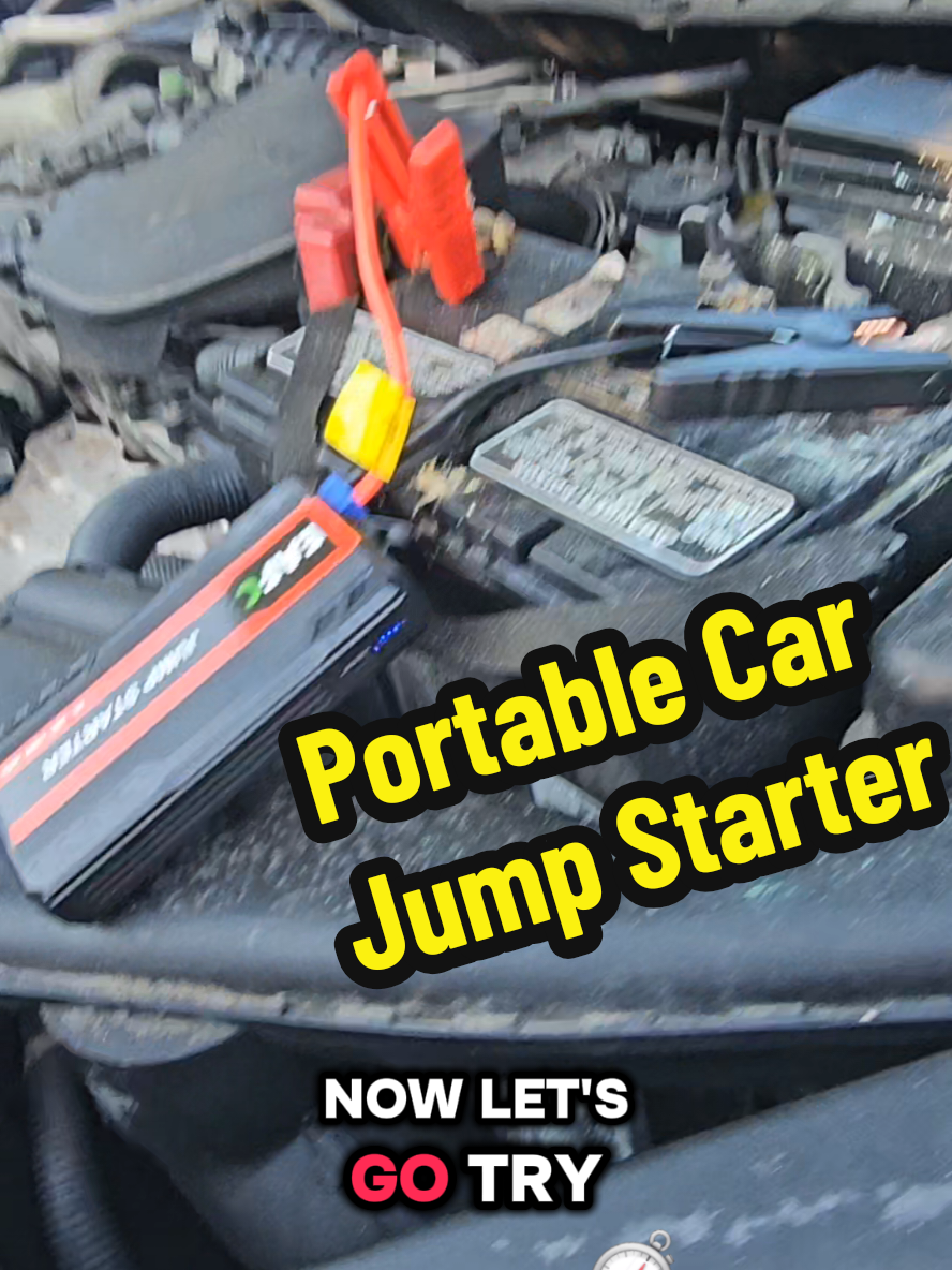 Portable Car Jump Starter. #dealsforyoudays #sale #tiktokshop #ad #backtoschoolcheck #couplestiktok #blackfriday #blackfridaysale 