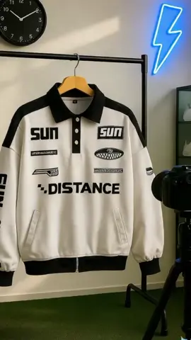 DISTANCE COLLAR SWEATER UNISEK #lewatberandafyptiktok #fypシ゚viral #foryoupage #bismillahlakukeras #fypシ゚viral 