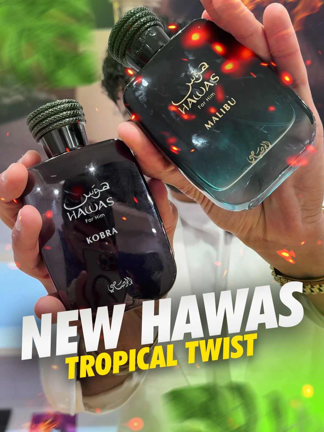 New Rasasi Hawas Cobra & Malibu Rasasi Cobra = Beast 🐍  & Malibu = Tropical 🌴🔥 #rasasiperfumes #rasasihawas #fragrance #tropicalfragrance #beastmodecologne #aromatix #rasasi