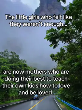 The little girl in me is proud of the mom I became 🕊️