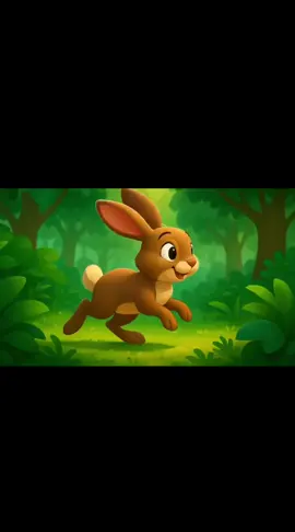 Rabbit Running In Jungle  #rabbit #babycartoon #cartoon #animation #3d #jungle #kids 