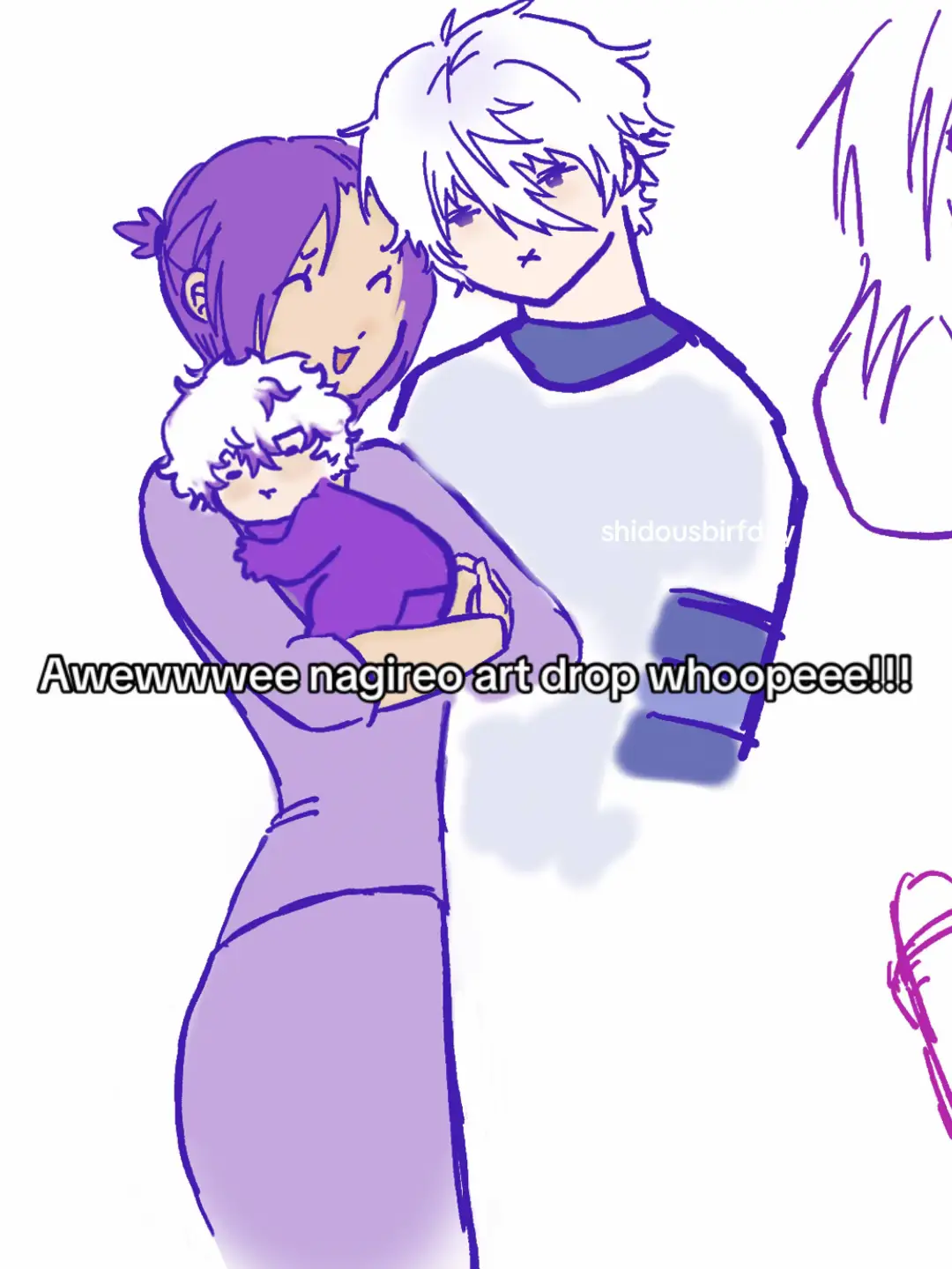 YES that is them making out in the middle of a match on slide 2..dattebayo fellas!🥹✌️ #nagireo #reonagi #bluelock #bllk #reomikage #nagiseishiro #michaelkaiser #fyp #drawings #mpreg #ness #maidoutfit #sugoi 