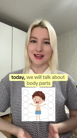 Let’s talk about body parts!🦵✋👂 Follow for more English🇬🇧🇺🇸 #english #slowenglish #slowenglishpodcast #englishlistening #englishpractice #learnenglish 