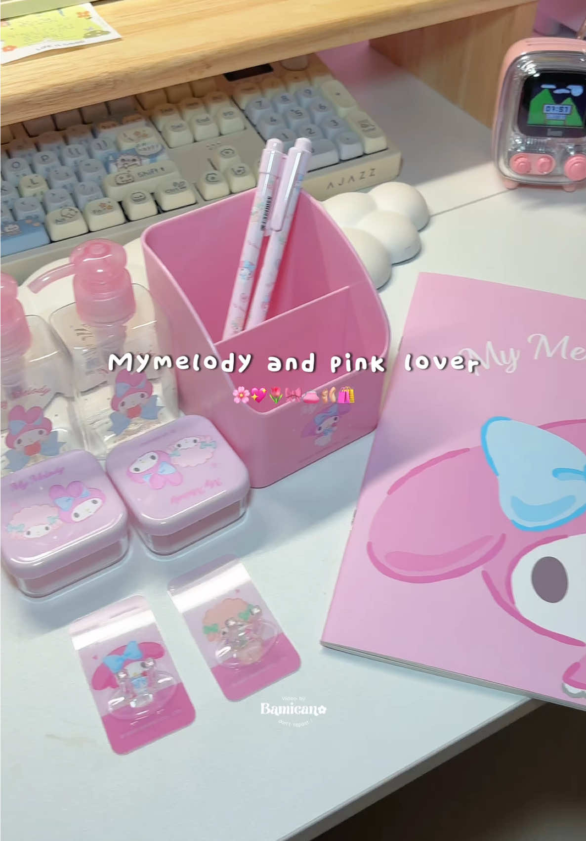 Mymelody ✨💖🌸🎀 #mymelody #moshimoshi #pink #girlythings #pinkgirl #shoppinghaul #asmr 