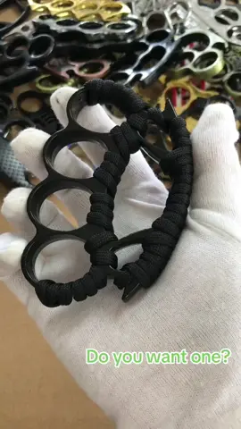 Big finger hole black knuckle duster #knuckles #outdoortool #edc #knuckle #knuckleduster #brassknuckle 