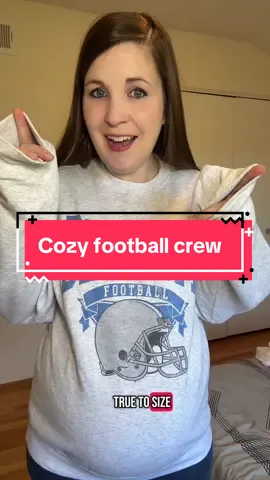 The coziest football crewneck sweatshirt that’s held up so well! #nfl #nflfootball #golions #crewneck #sweatshirt #Inverted 