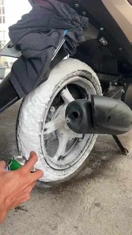 Tire Foam Cleaner! #tirefoamcleaner #tirefoamcleanerblack #foamcleaner #tireblack #fyp 