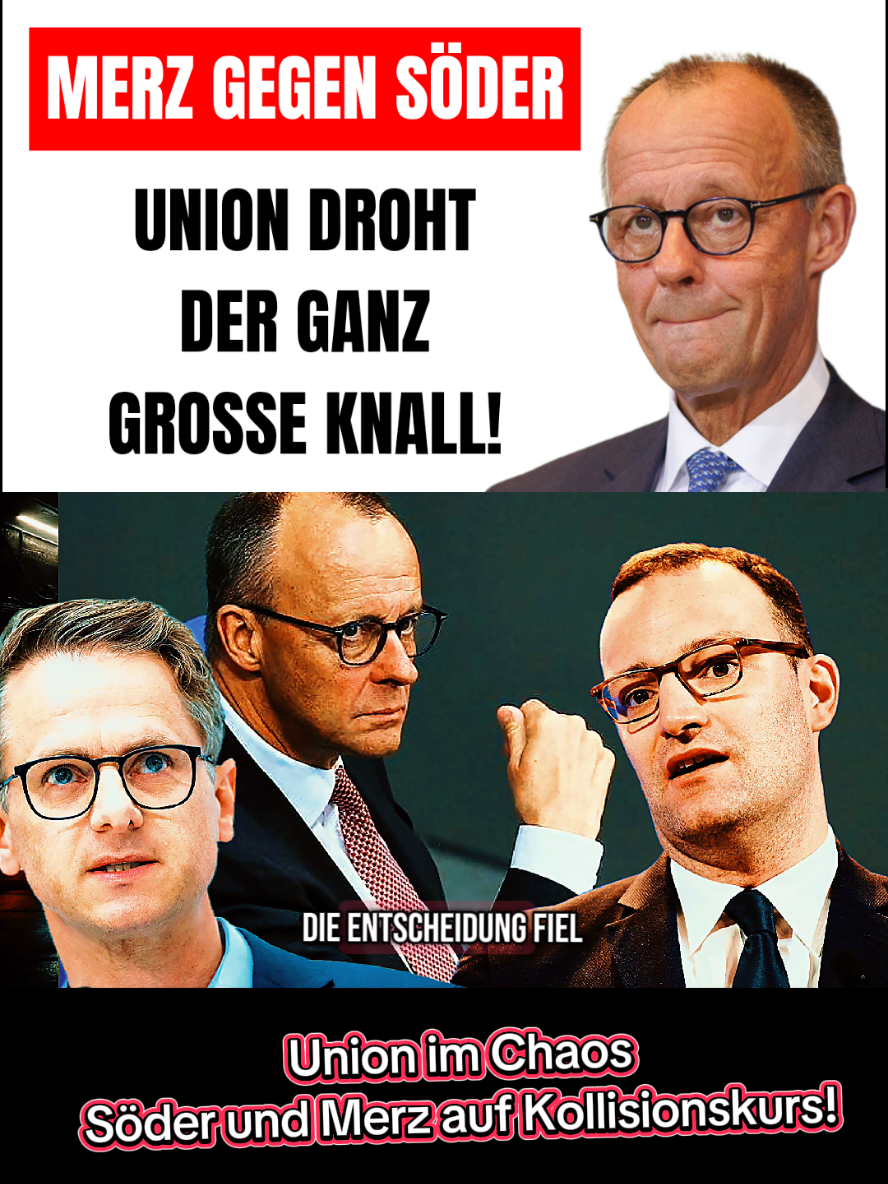 Merz gegen Söder – Der Union droht der ganz große Knall! Waffenembargo-Zoff: Hat Merz gerade seine Kanzlerträume beerdigt? #friedrichmerz #israel #waffenembargo 