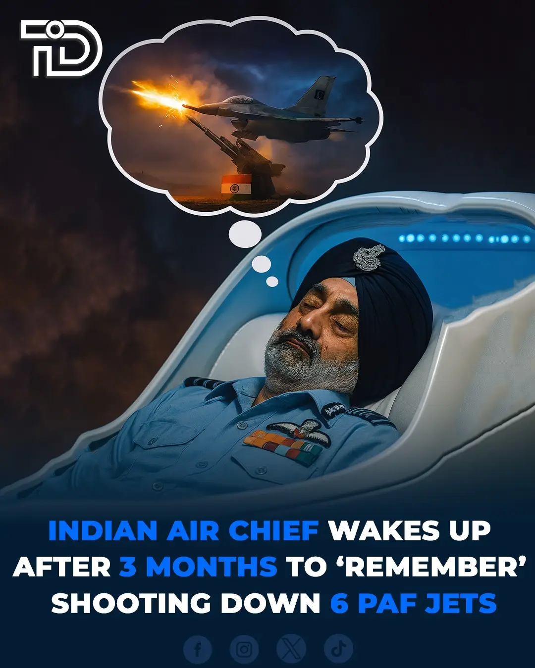 India’s Air Chief has finally (after ~3 months) claimed 5 PAF fighter jets + 1 AEW&C were shot down in May, calling a 300 km S-400 hit a record. No public proof shared—claims rest on “electronic tracking data.” 🇵🇰 Defence Minister Khawaja Asif rejects this as implausible/comical and asks for independent verification. The story remains disputed. #IndiaVsPakistan #OperationSindoor #IAF #PAF #Breakingnews #FactCheck #rafale