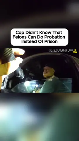 Cop Didn't Know That Felons Can Do Probation Instead Of Prison #cop #powertrip #police #copsoftiktok #foryoupage #foryou #cops #copsontiktok #fyp #policebrutalitymuststop #policepowertrip #auditcospvideo #fypage #policeontiktok