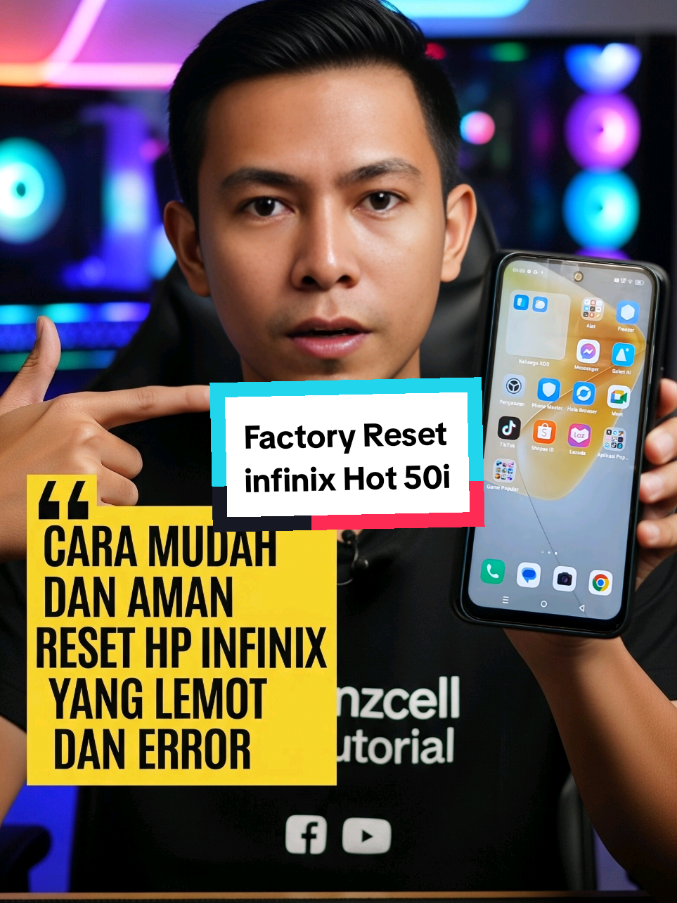 Solusi Cara Reset Infinix Hot50i | Cara Hard Reset Infinix Hot 50i Factory Reset #wipingdata #infinix #shorts #unlock #TipsGadget #infinixhot50i #hardreset #wipedata #cleardata #hardresetsamsung #tutorial #tutorials #perbaikanhp #servishp #smartrepair #unlocktool #fyp #fypシ #fypシ゚viral 