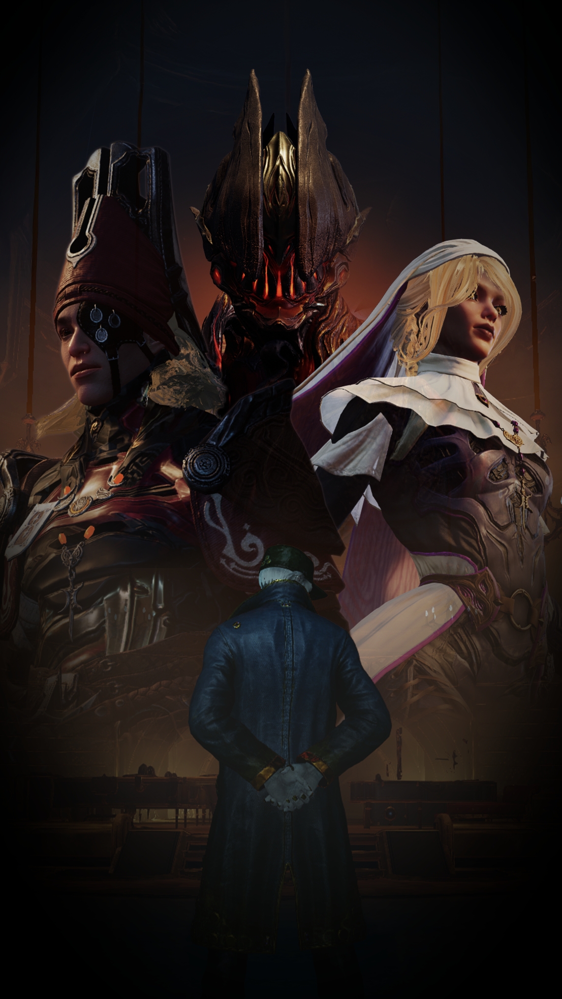 Meet the Devil's Triad. Two new protoframes: Father Lyon Allard and  Marie Leroux, as well as Uriel, Heretic of Xata. Coming later this year with The Old Peace. Third protoframe to be announced. #warframe #playwarframe #warframe1999 #warframetheoldpeace #entrati #duviri #tenno #gaming #GamingOnTikTok #tennocreate #tennocon #tennocon2025 #warframememes #warframethedevilstriad #warframecommunity #theoldpeace #warframetiktok #fashionframe #heirloom tau system, warframe tau, excalibur prime, lotus warframe, wisp protoframe, harrow protoframe