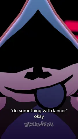 Hi lancer (Field of Hopes and Dreams cover by @FamilyJules) #deltarune #lancer #animation #piercetheveil #squelch 