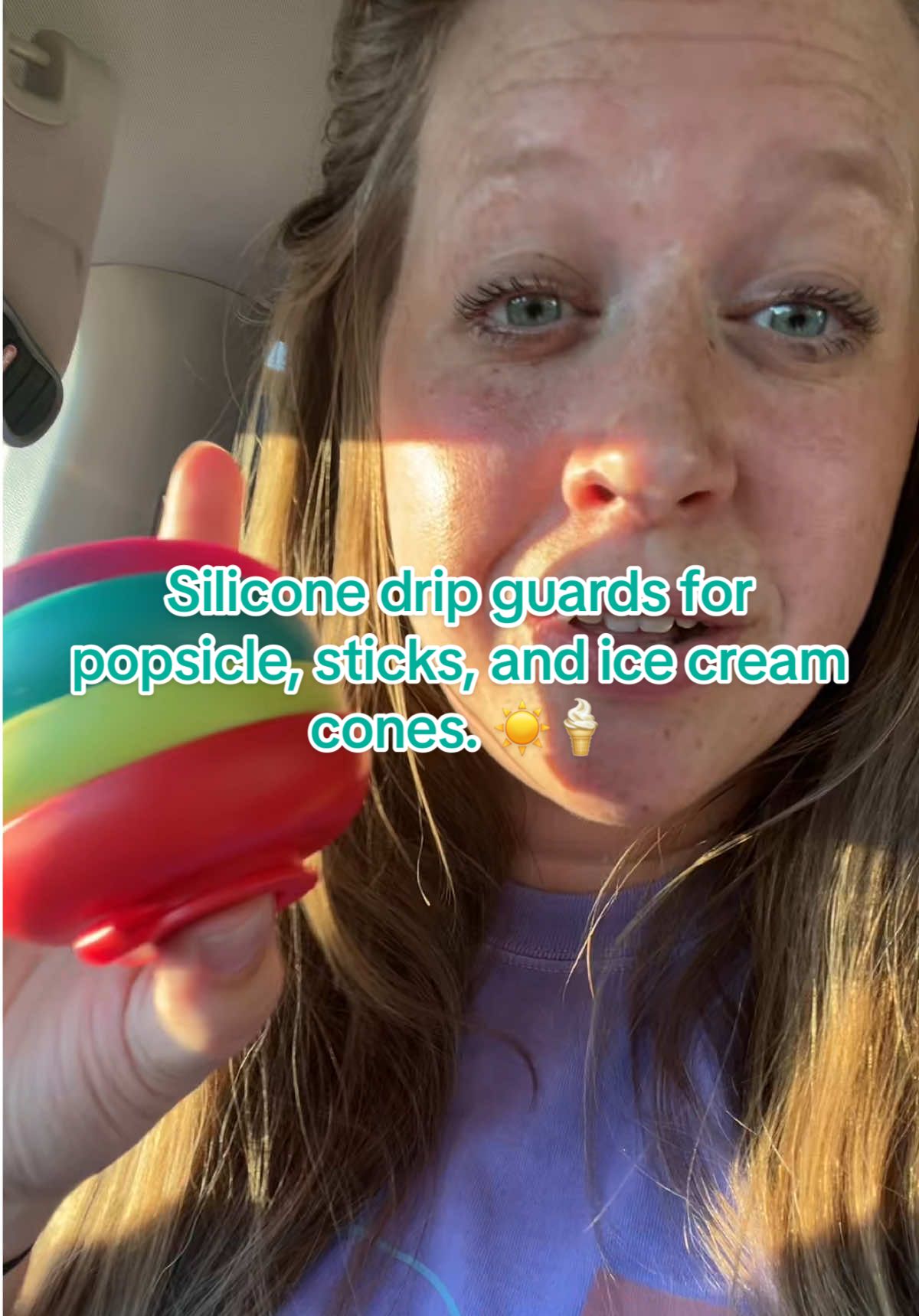 No more sticky hands, melted messes, or drips down the shirt. 🙌🍦 These popsicle + ice cream drip guards are BPA-free, dishwasher safe, and kid-approved. Perfect for summer treats, toddler snack time, or honestly… saving my sanity during dessert. 🫶 #SummerSnackHack #IceCreamLover #ToddlerMomLife #NoMoreMess #KitchenGadgetFinds 