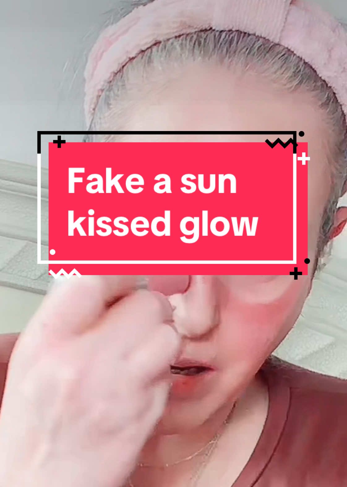 My absolute favorite summer makeup hack 💖 @Haus Labs by Lady Gaga never disappoints! #thisis50 #matureskin #dryskin #summermakeup #makeup 