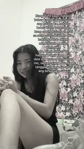 Halos mamatay nako sa kakaiyak pero ikaw nakikipag landian sa ex mo