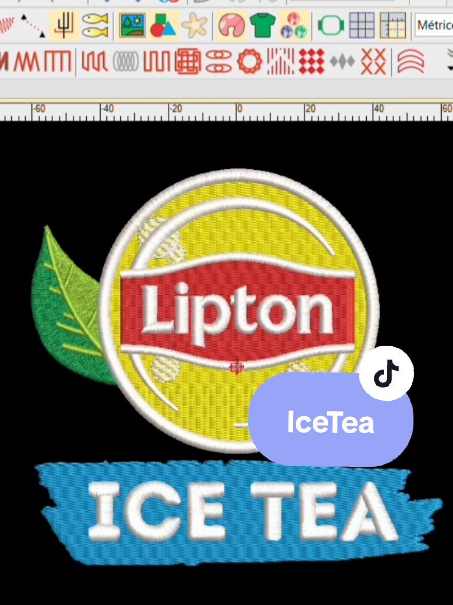 Lipton #embroiderytutorial #embroiderymachine #creatorsearchinsight #embroideryart #embroidery 
