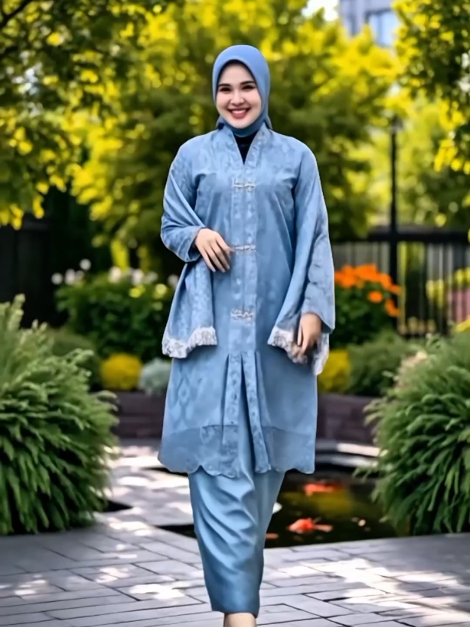 SET KEBAYA TUNIK KARTINI PAYET || KEBAYA KARTINI FLOY || FLOY PAYET || KEBAYA MODERN #setkebayatunik #kebayakartini #kebayamodern #bajukurungmelayu #bajupadang #guncang99 #setelanwanitapremium #wibgajian #ootdfashion #kebayakondangan #fyp 