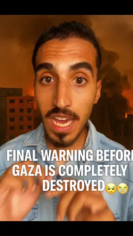 🚨 THE FINAL WARNING 🚨 In weeks, Gaza could be wiped off the map. 1 million people — forced from their homes. No food. No safety. Nowhere to go. This is ethnic cleansing — and it’s happening right now. 📢 Share before the world looks away. ‎‏#family #Love #care #reels #explore #peaceful  #HumanRights #StopTheWar  ‎‏#gaza #FreePalestine#halallovestory #muslimlifestyle  ‎‏#islam #journey #halallovequotes  ‎‏#exploremore #reelsinstagram #instagram #instagood  ‎‏#fypシ #fyp #trend #trending #travelphotography  #trendingreels #foryou #viral #westandwithpalestine #gazaunderattack 