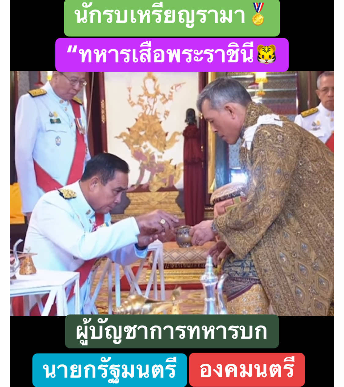 #ใคุณจะเชื่อใคร? #พลเอกประยุทธ์จันทร์โอชา#พลเอกประยุทธ์ #ลุงตู่ #องคมนตรี#องคมนตรีคนที่๑๙ #เป็นปีที่๘ในรัชกาลปัจจุบัน #ในหลวงรัชกาลที่๑๐ #ในหลวงรัชกาลที่๙ #นายกรัฐมนตรีสองแผ่นดิน #โปรดเกล้าฯแต่งตั้งเป็นองคมนตรีวันที่๒๙พฤศจิกายน๒๕๖๖#ไทยนี้รักสงบแต่ถึงรบไม่ขลาด#ทหารเสือราชินี‍💂‍♂️🐯👸💜🇹🇭#วีระบุรุษเขาพนมป่ะ#เหรียญรามา🏅#ผู้บัญชาการทหารบกคนที่คนทีา37