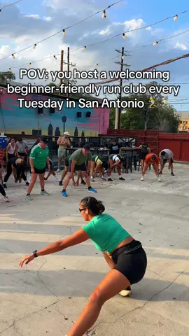 @The Sucias Social Run Club ❤️ (P.S. we also offer drink specials & Taco Tuesday specials for afterwards 😜)  #fyp #foryou #Summer #parati #sanantonio #Cumbia #runclub #Running #walking #satx #210 #texas 