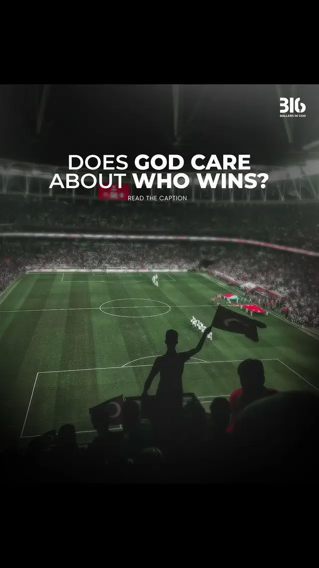 Does God care about who wins? Yes, but not for the reasons we often think. God isn’t sitting in heaven picking sides like a neutral fan in the stands. It’s like a good teacher with two students taking the same test. The teacher doesn’t want one to fail so the other can get the highest score. They want both to do well and they care more about how each one learns, works, and grows than about who comes first. God’s the same. He doesn’t have favourites. He wants all His children to give their best, and He celebrates every act of integrity, love, and faith along the way. He’s more concerned about how you play than the scoreline. About the integrity you show, the attitude you carry, and the way you treat others, even your opponents. Winning is temporary. Character lasts forever. Are we saying you shouldn’t want to win. Absolutely not  In God’s Kingdom, victory isn’t just lifting a trophy. It’s finishing the game with your faith, your witness, and your love for others intact. “Whatever you do, work at it with all your heart, as working for the Lord, not for human masters.” Colossians 3:23 What do you think let us know in the comments? #BallersinGod #faith #christianity #jesus 