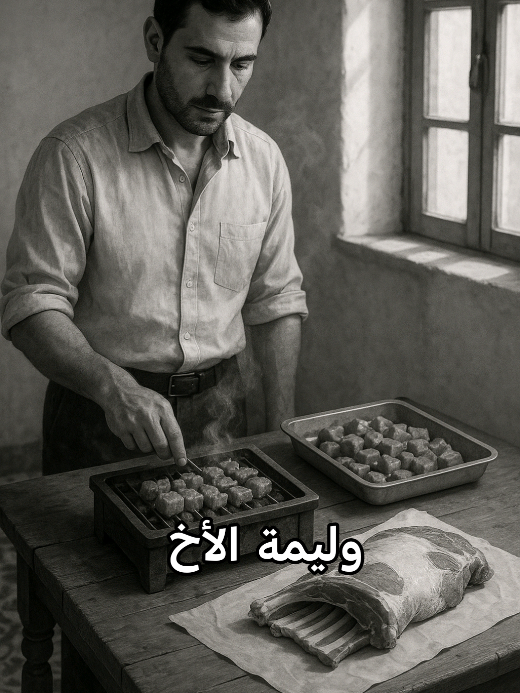 وليمة الأخ 🍖 #قصة #حكم #story #fyp #عبرة 