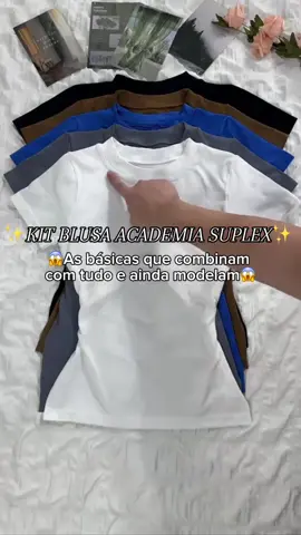 Essa blusinha tá esgotando toda semana… e agora ENTENDI O PORQUÊ 😳👇” Serve pra treinar, sair, dormir e ainda modela o corpo! Comenta 