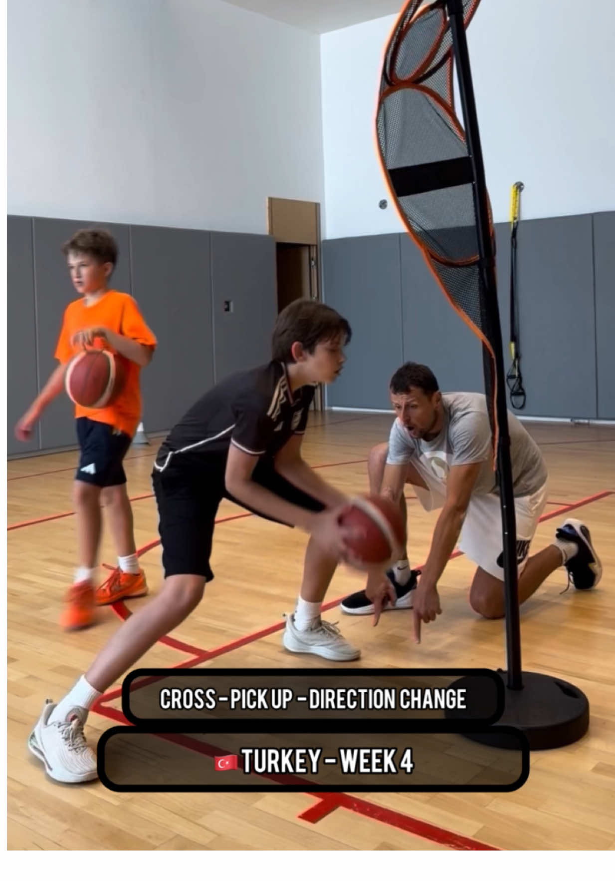 TURKEY - WEEK 4 🇹🇷🏀 Cross - Pick Up - Direction  Change ✅ #turkey🇹🇷 #basketball 